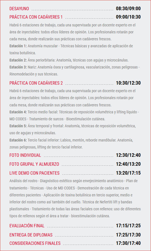 Curso Internacional de Anatom&iacute;a Aplicada en Cad&aacute;veres