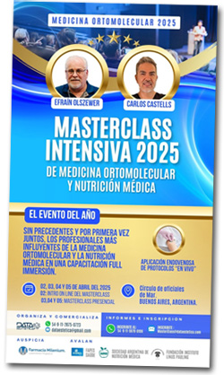 Masterclass Intensiva 2025 de Medicina Orthomolecular y Nutrici&oacute;n M&eacute;dica