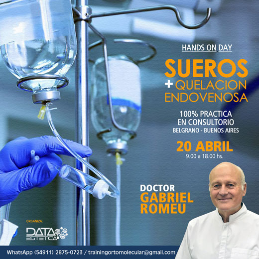 Hands On Day: Sueros y Quelaci&oacute;n Endovenosa.