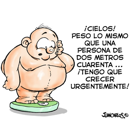 Humor: Cuesti�n de peso y altura